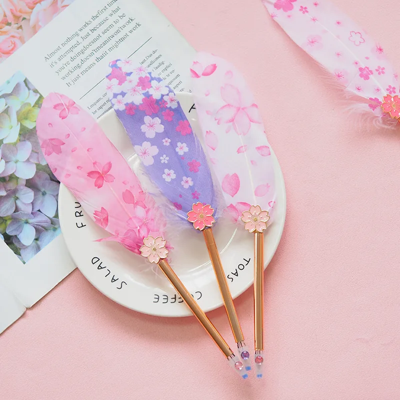 1 шт., новинка, гелевая ручка Sakura 0,5 мм, сменная ручка, креативные перьевые кавайные ручки, корейские канцелярские принадлежности для рисования, студенческие офисные канцелярские принадлежности, подарок