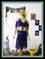 lace tribal belly dance skirt steampunk boho bohemian gypsy renaissance belly dance skirt dv26