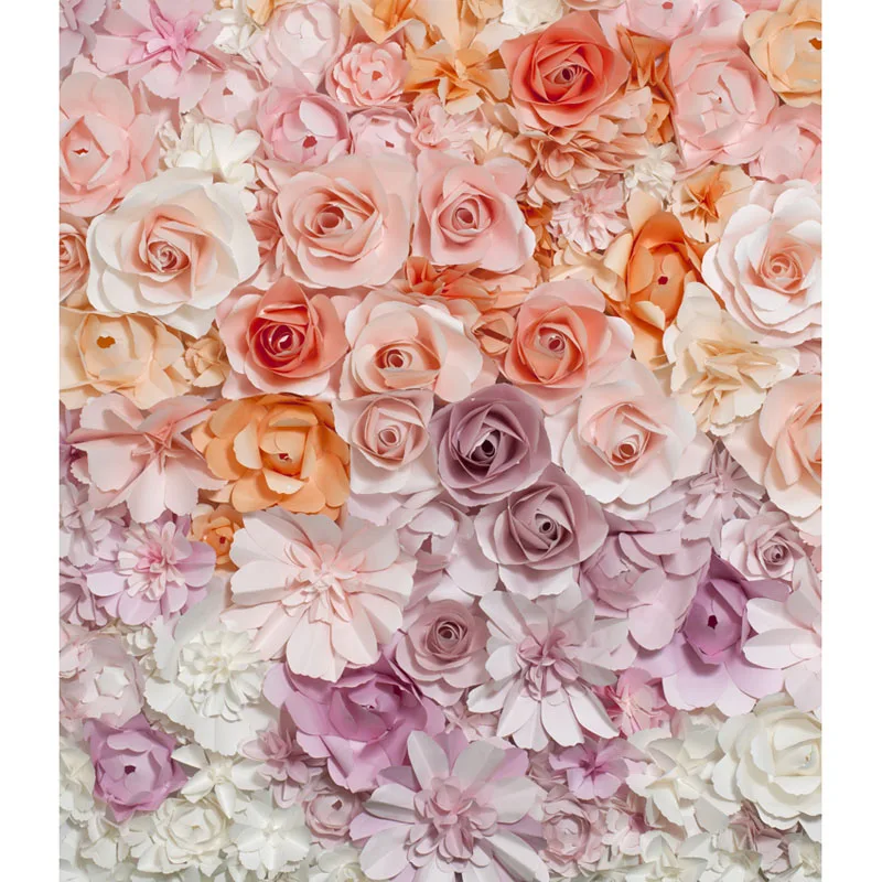 Виниловый Профессиональный фон белый розовый свежий стиль компьютерная печать