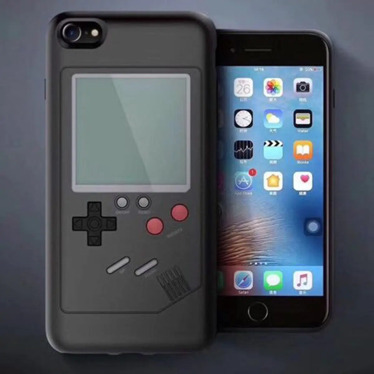 AU Ретро настоящая игровая консоль Play Gameboy Tetris чехол для телефона для iPhone 6S 7 8 Plus Чехлы для мобильных телефонов