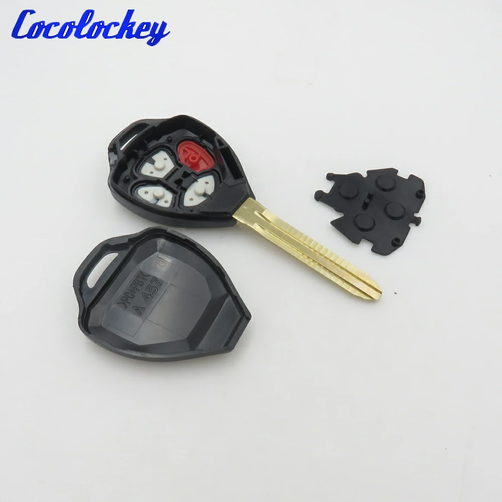 Cocolockey чехол для дистанционного ключа с 4 кнопками Toyota Camry RAV4 Avalon Matrix Venza Yaris без
