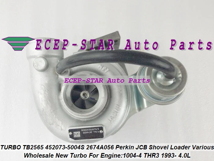 TURBO TB2565 452073-5004S 452073 2674A056 Turbocharger For Perkin s JCB Shovel Loader Power Various 1004-4 THR3 1993- 4.0L | Автомобили и