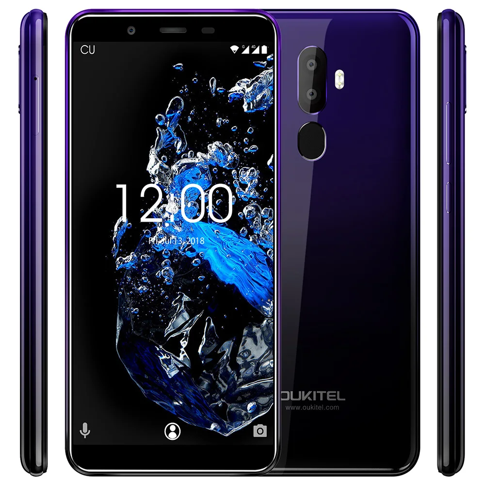 OUKITEL U25 Pro 5 &quot2.5D Incell дисплей 13MP + 2MP/5MP Android 8 1 мобильный телефон MT6750T Восьмиядерный 4G