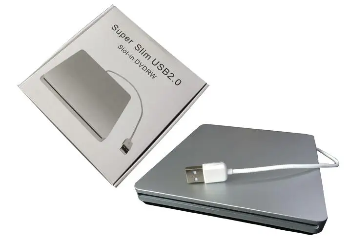 Ноутбук 8X DVD-плеер SuperDrive для Apple Mac ПК ноутбука Windows 7/8/10 дюйма Combo 24X DVD-ROM внешний
