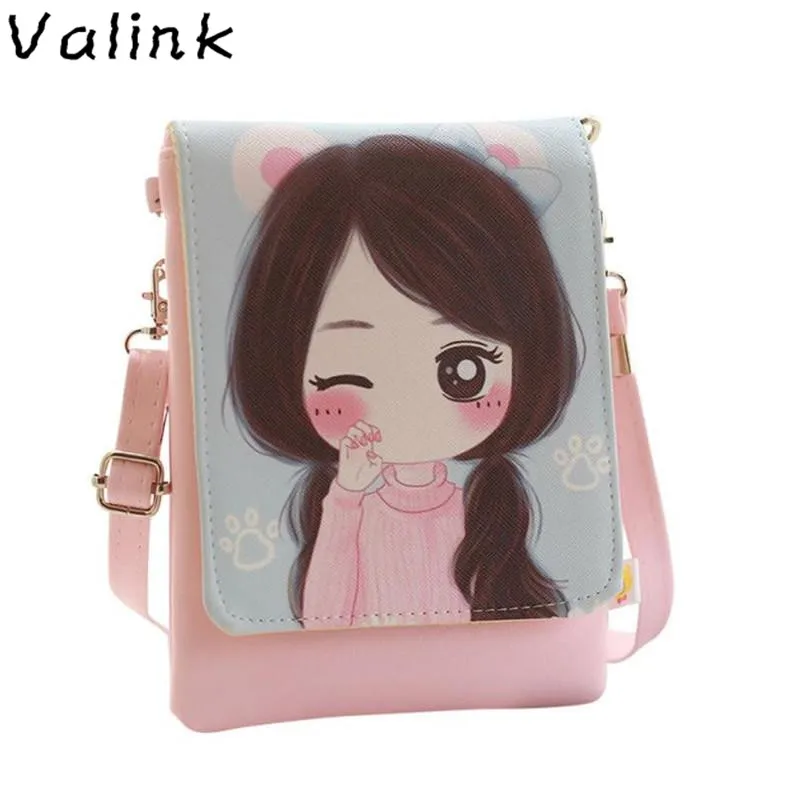 

Valink Shoulder Bags kid's & Cartoon Kids Girls Mini Crossbody Bag wallets for girls children's purse bolsa feminina