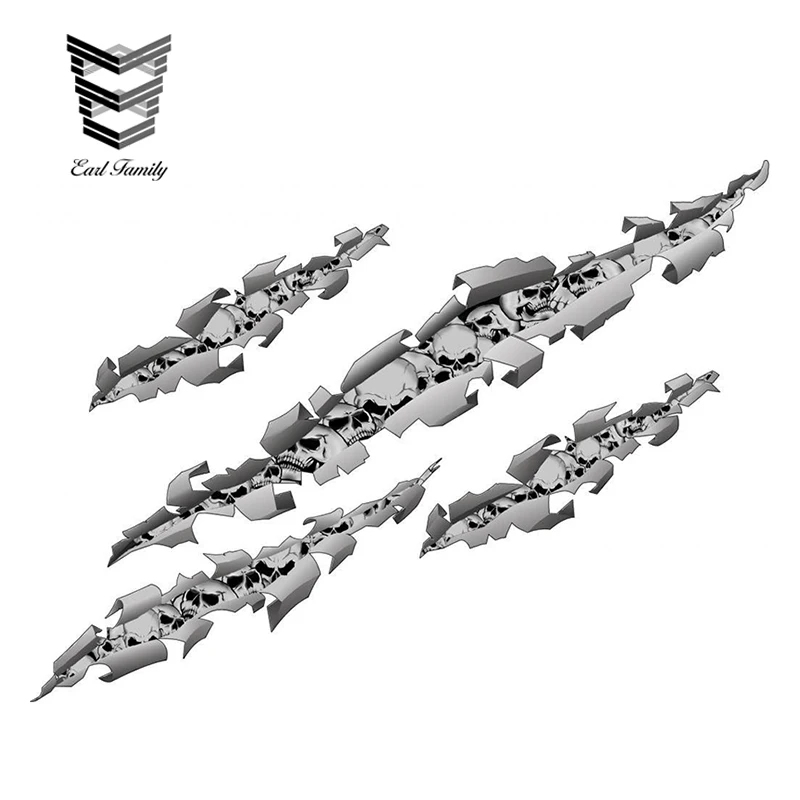 EARLFAMILY 13 см X 9 5 одинарный металлический Рип открытый Мрачный Жнец наклейка с