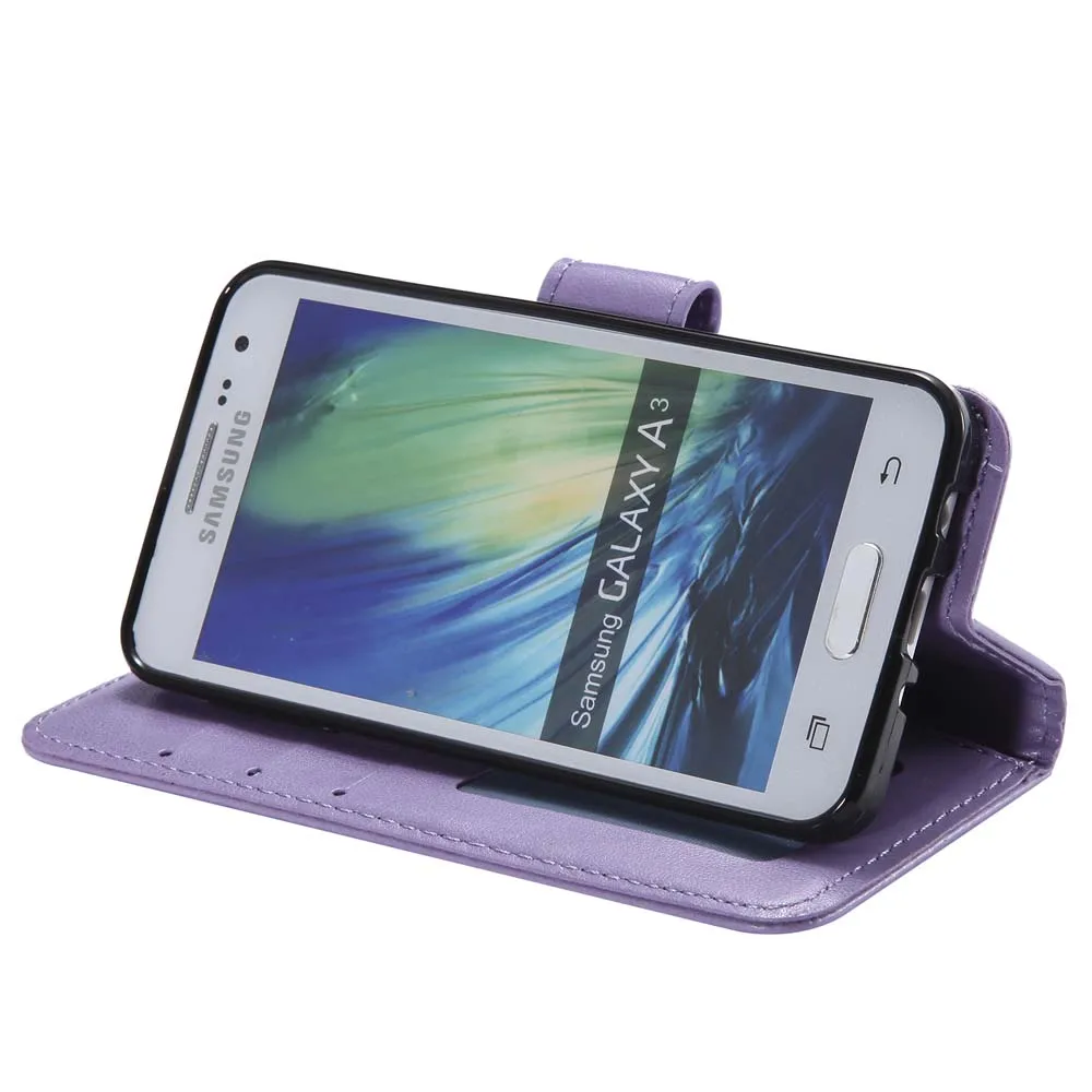 Флип кейс для Samsung Galaxy A3 A 3 2015 SM A300F/DS A300FU A300H A300 кожаный чехол|Чехлы-портмоне| |