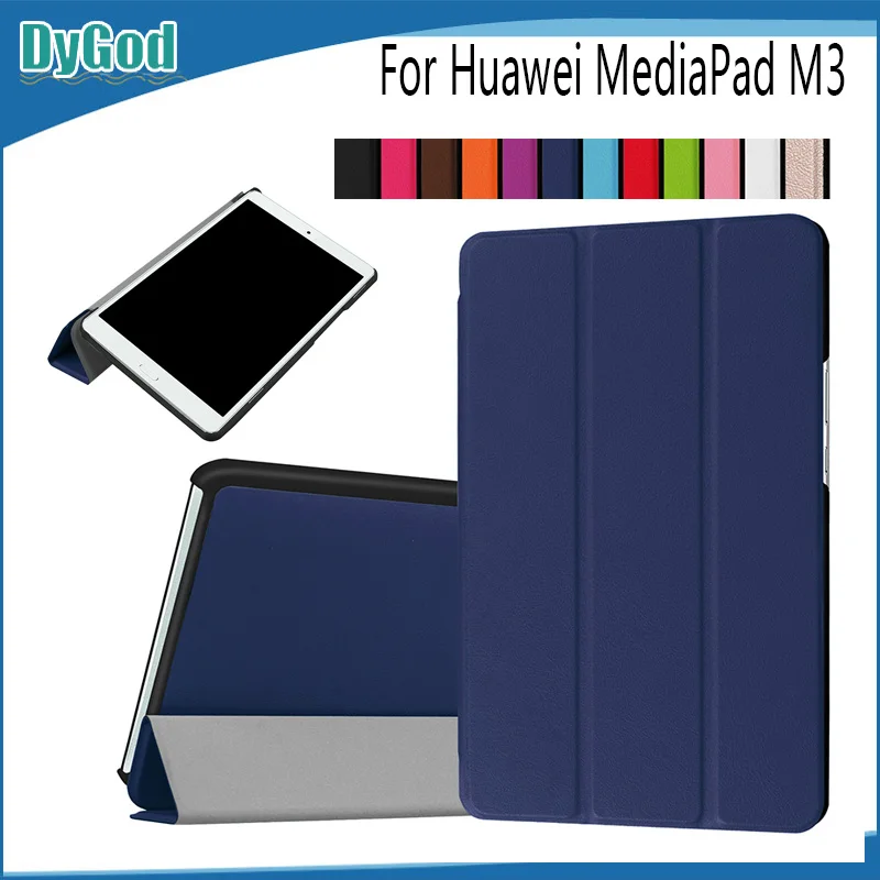 DyGod Новый 8 4 дюймов для Huawei MediaPad M3 Смарт кожаный чехол планшета магнитный с