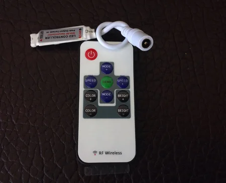 Беспроводной светодиодный пульт дистанционного управления UN2F Mini RF диммер для