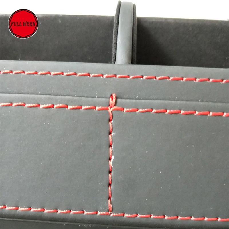 Кожаный Органайзер для автомобильного заполнителя специально Tesla Model X S Seat Crevice