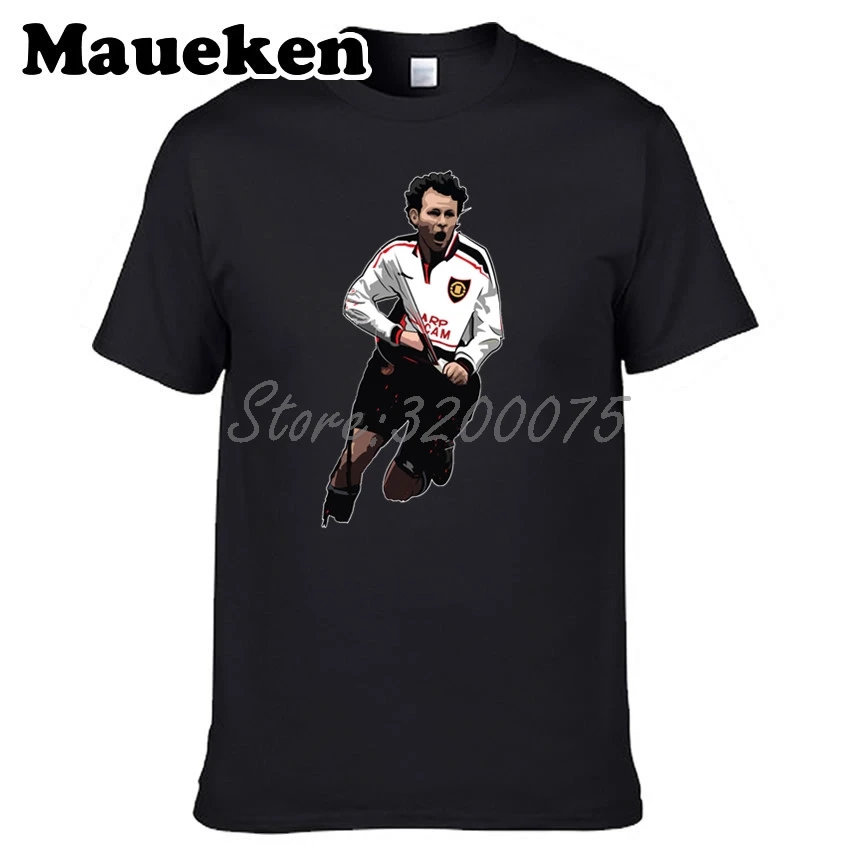 Мужская футболка Ryan Joseph Giggs 11 Legend Captain красная одежда мужская для поклонников