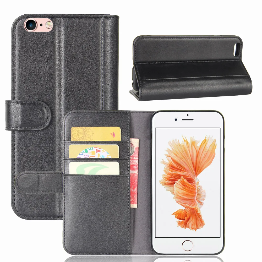 Limelan для iPhone 6 6s Plus Роскошный кошелек карт из натуральной кожи чехол телефона плюс