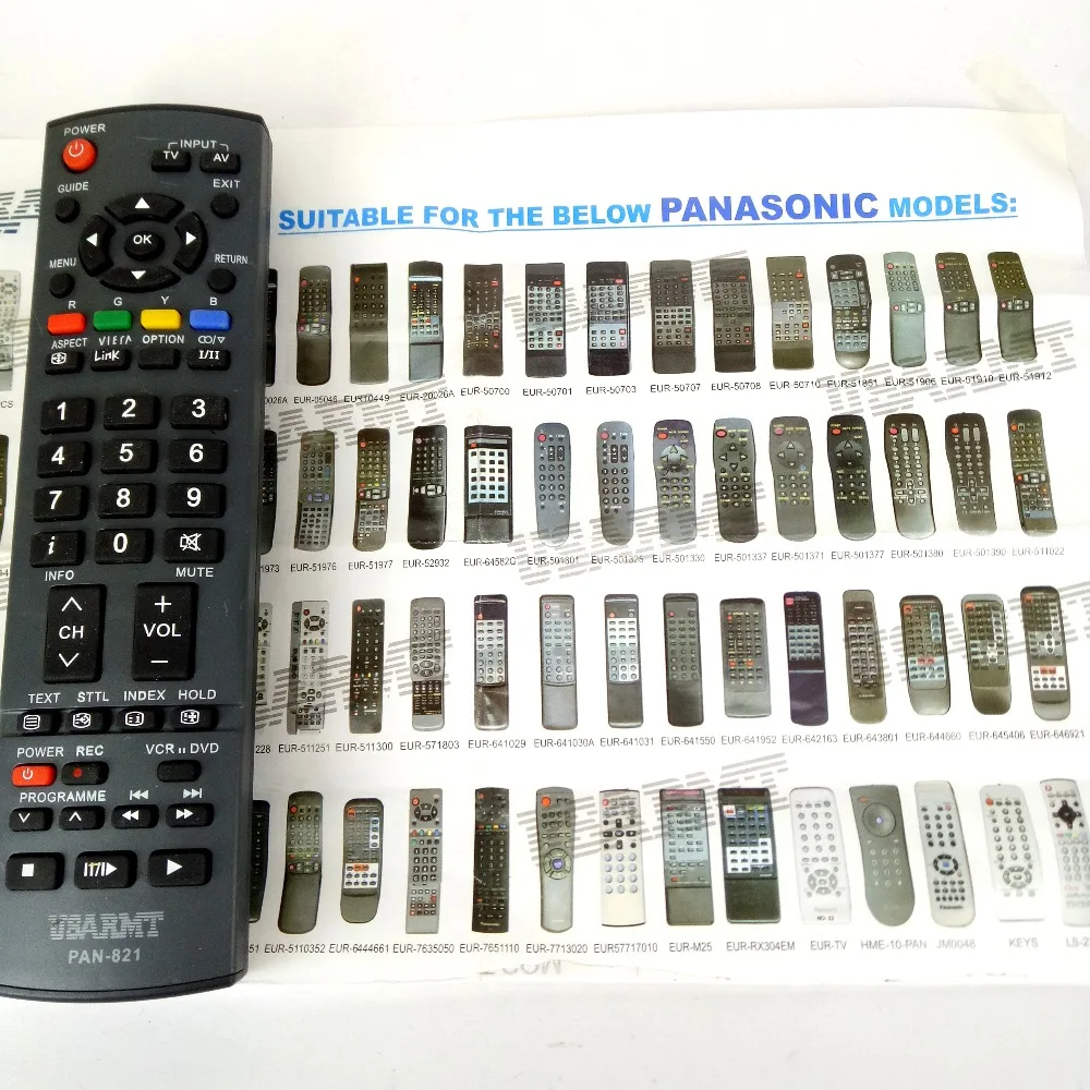 Новый пульт дистанционного управления PAN 821 для телевизора Panasonic N2QAYB000485 N2QAYB000321