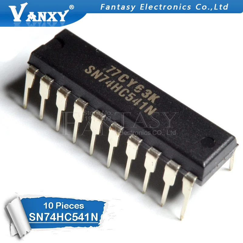 10 шт. SN74HC541N DIP20 HD74HC541P SN74HC541 DIP 74HC541N DIP-20 74HC541 | Электронные компоненты и