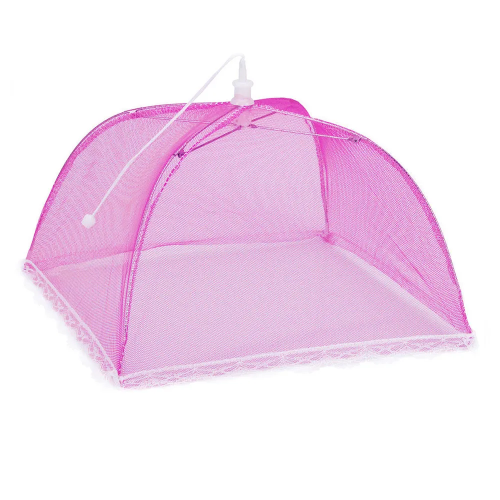 2019 High Quality 2 Large Pop-Up Mesh Screen Protect Food Cover Tent Dome Net Umbrella Picnic For Kids Mosquito Killer | Дом и сад