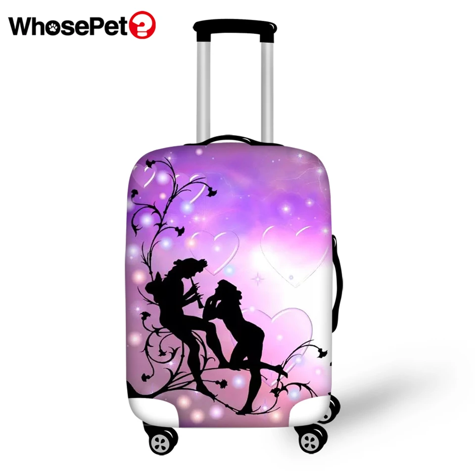 WHOSEPET Travel Luggage Protective Cover Waterproof Love Heart Print Pattern Suitcase Dust-proof Thick | Багаж и сумки