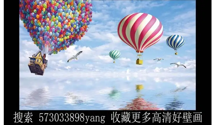 Пользовательские фото обои 3d настенные фрески ТВ Настройка стены мультфильм