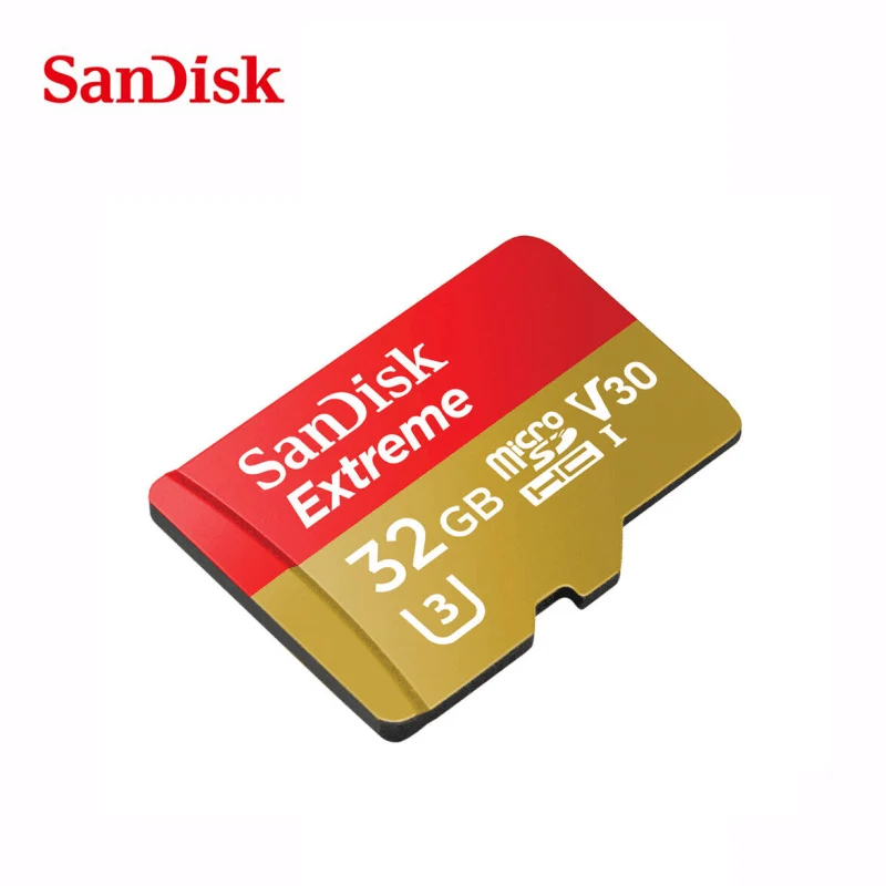Двойной Флеш накопитель SanDisk Extreme карты памяти в micro SD карта 32 Гб microSDHC UHS I microSDXC 64