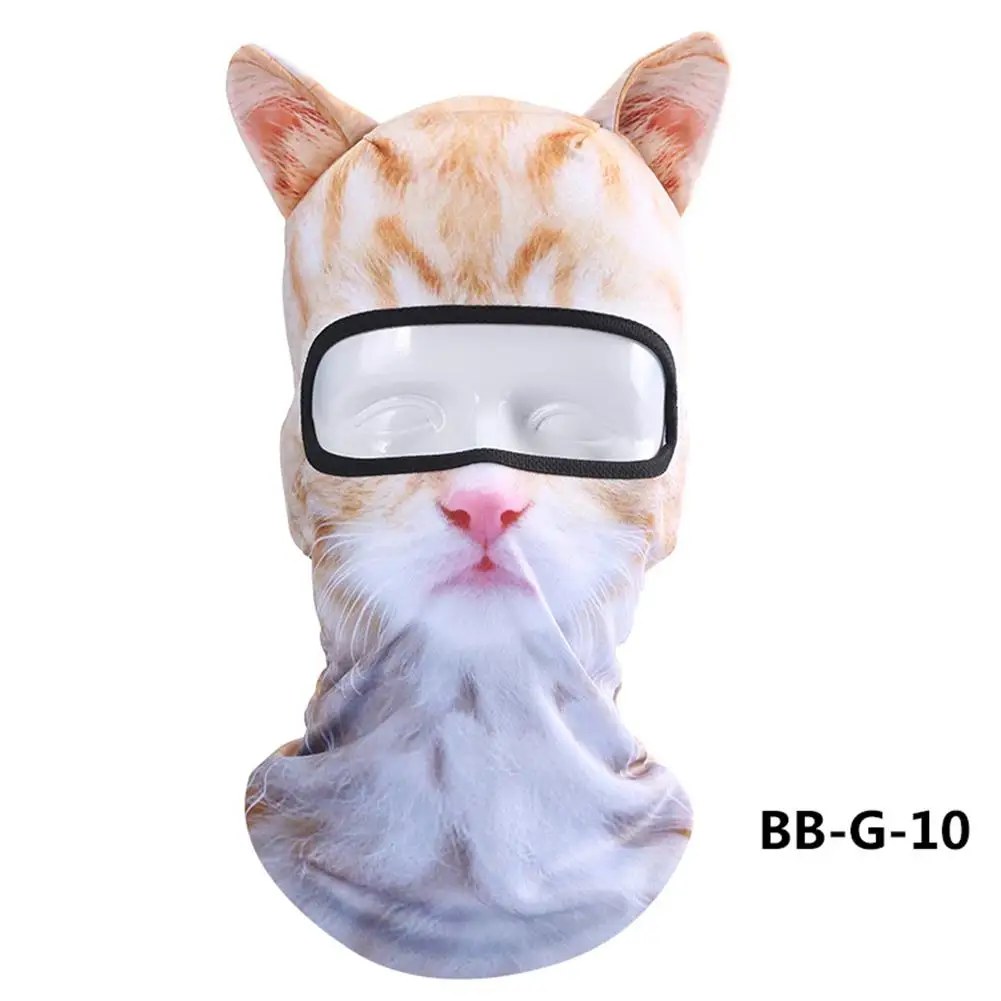 Мода 3D Животный дизайн открытый солнцезащитный велосипед Кепка Лыжная маска Балаклава Beanie