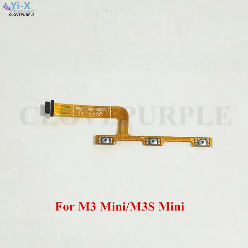 

10PCS/Lot Power Flex for Meizu M3 Mini & M3S Mini Power On Off Volume Up Down Button Key Switch Flex Cable