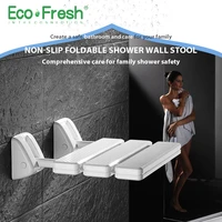 ecofresh wall mounted shower seat bathroom shower folding seat folding beach bath shower stool toilet shower chair