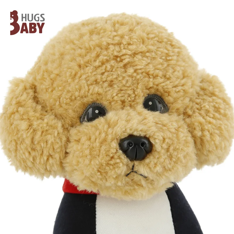 22/32cm Super Cute Simulation Teddy Dog Plush Toys Dolls Wearing Scarf Wear Clothes Poodle Dogs For Children Kids Birthday Gifts | Игрушки и