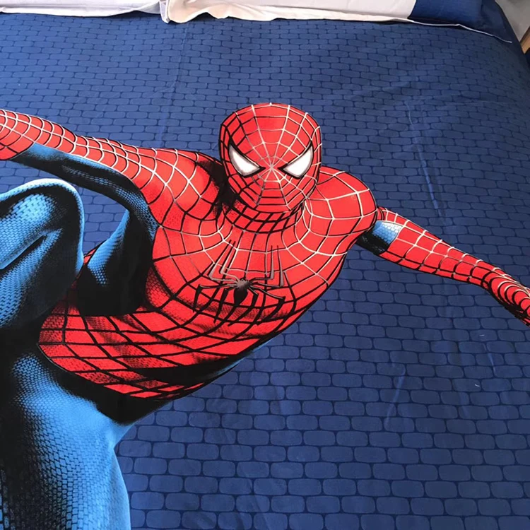 Комплект постельного белья Человек паук с 3D принтом|Комплекты белья| |
