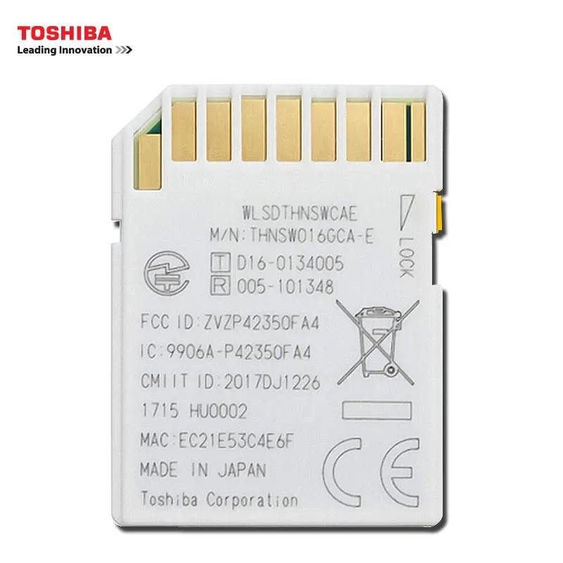 TOSHIBA Flash Air W-04 карта памяти 32 Гб 16 Гб wifi SD карта 90 МБ/с./с Беспроводная SDHC карта памяти Tarjeta sd WIFI карта SD для камеры