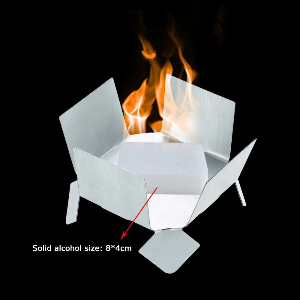 Портативная Складная плита для кемпинга подставка кастрюль из нержавеющей стали