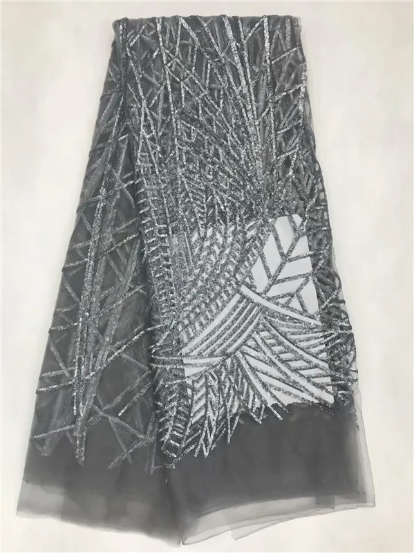 2019 новейшие золотые и серебряные французские африканские кружевные блестки