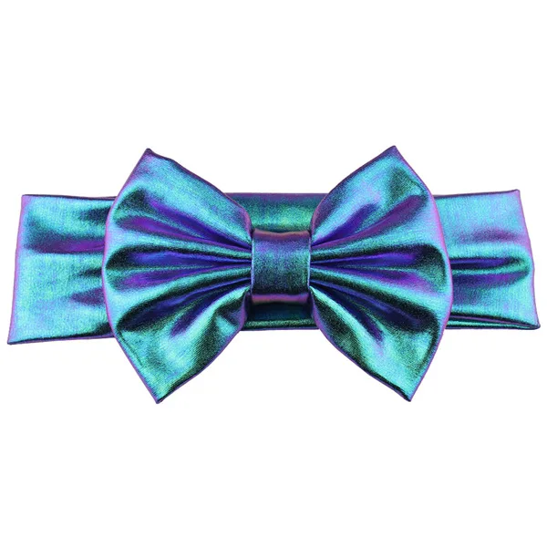 7 Baby Girls Headband Fashion Glitter Leather Bow Knot Head Bandage Kids Toddlers Head Wrap Hair Band Infant Clothes Accessories - Цвет: 7