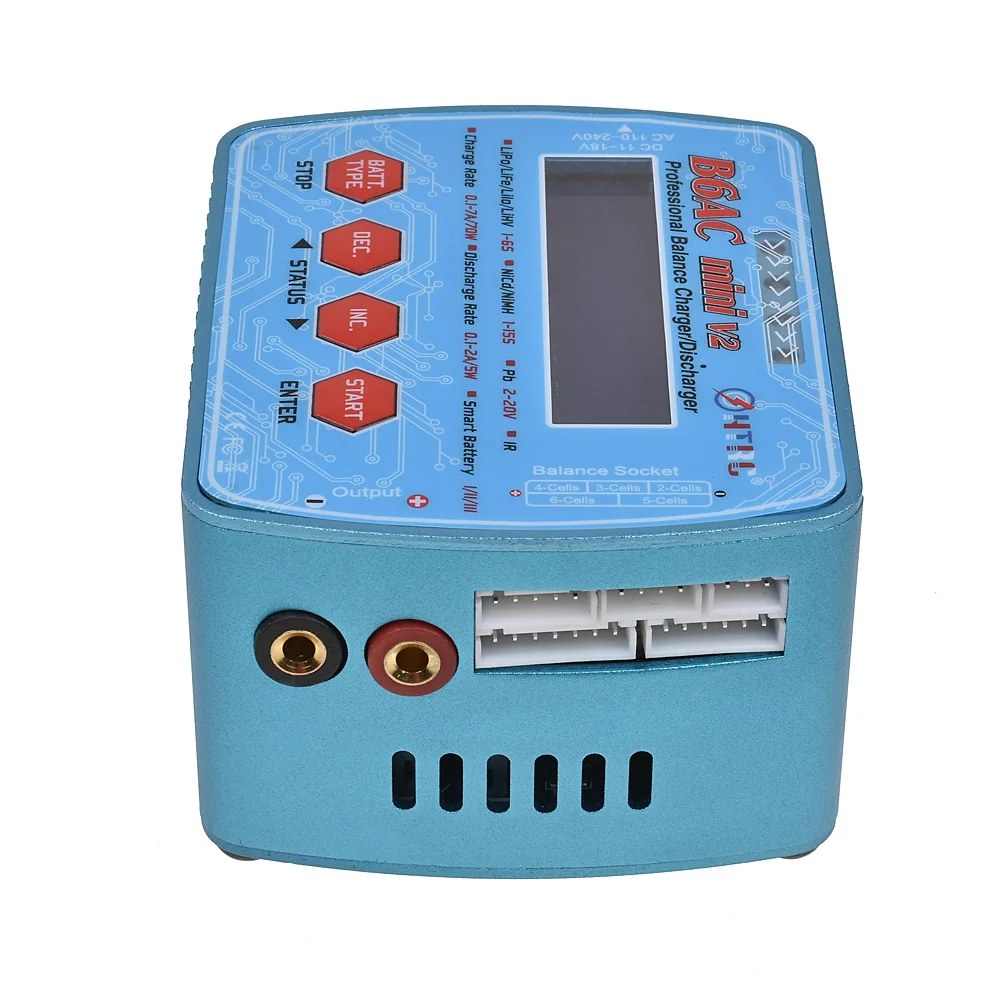 HTRC imax B6AC/B6 Mini V2 Зарядное устройство 70 Вт 7A AC/DC вход Профессиональный для RC моделей