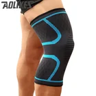 Mew Баскетбол Волейбол Бег Фитнес езда Нескользящие эластичные нейлоновые спортивные дышащие наколенники компрессионные наколенники мяч