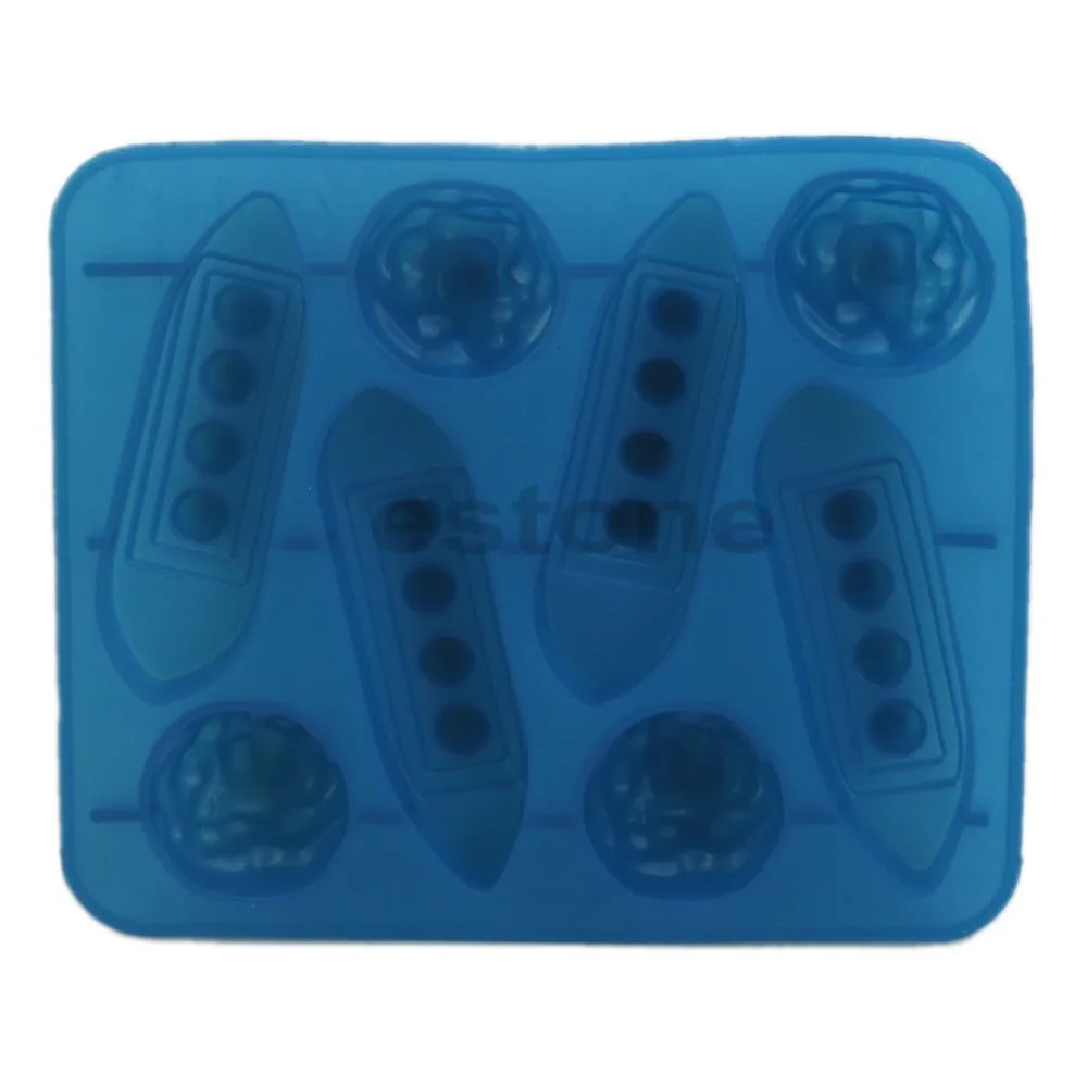 Silicone Ice Cube Trays Carving Mold Mould Maker Titanic Shaped For Party Drinks | Дом и сад