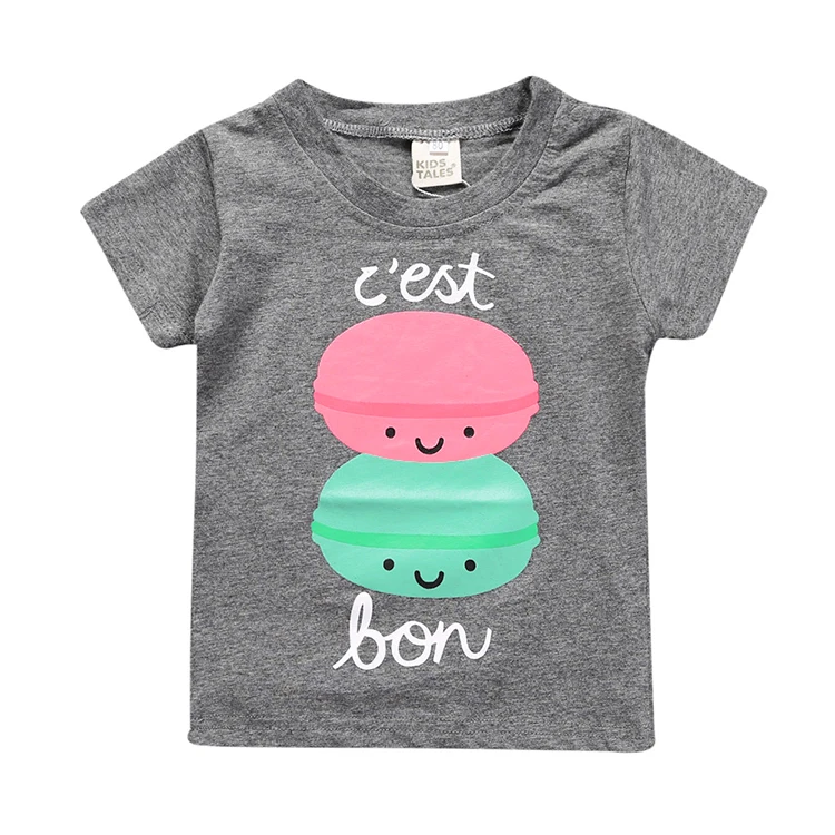 Летняя детская футболка новинка 2021 брендовые топы с мультяшным рисунком для