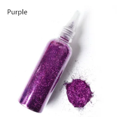 Purple 30 г перламутровый блестящий порошок, Блестящий металлический пигмент, сделай сам, Художественное покрытие для ногтей, автомобильное покрытие - Цвет: Purple
