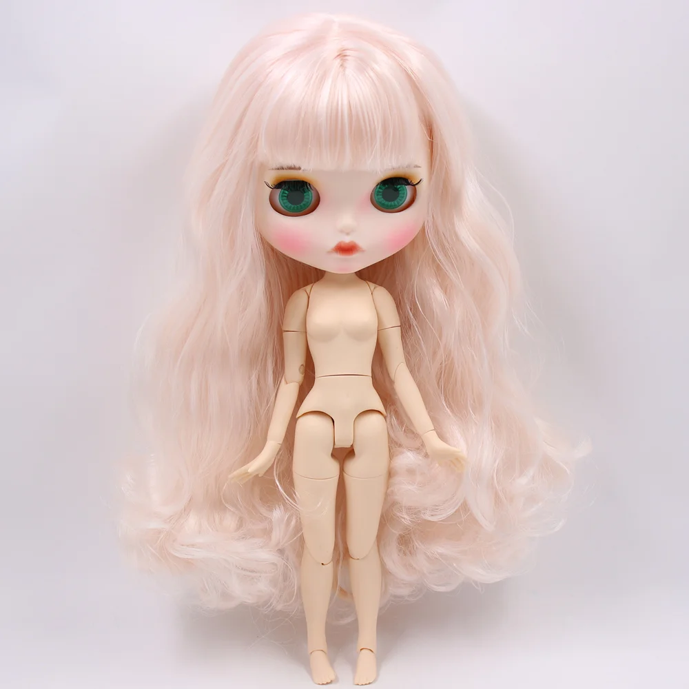 ICY Nude Blyth изготовленная на заказ кукла № BL2352/136 бледно-розовые волосы 1/6 bjd, pullip, licca, jerryberry