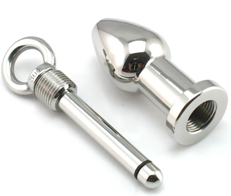 Нержавеющая сталь металл Смываемые Анальная пробка отверстия краску анус