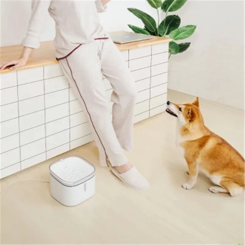 Xiaomi Mijia креативный простой дозатор воды для домашних животных для маленьких больших собак, щенков, кошек, поилка для домашних питомцев, кормушки для собак, товары для домашних животных