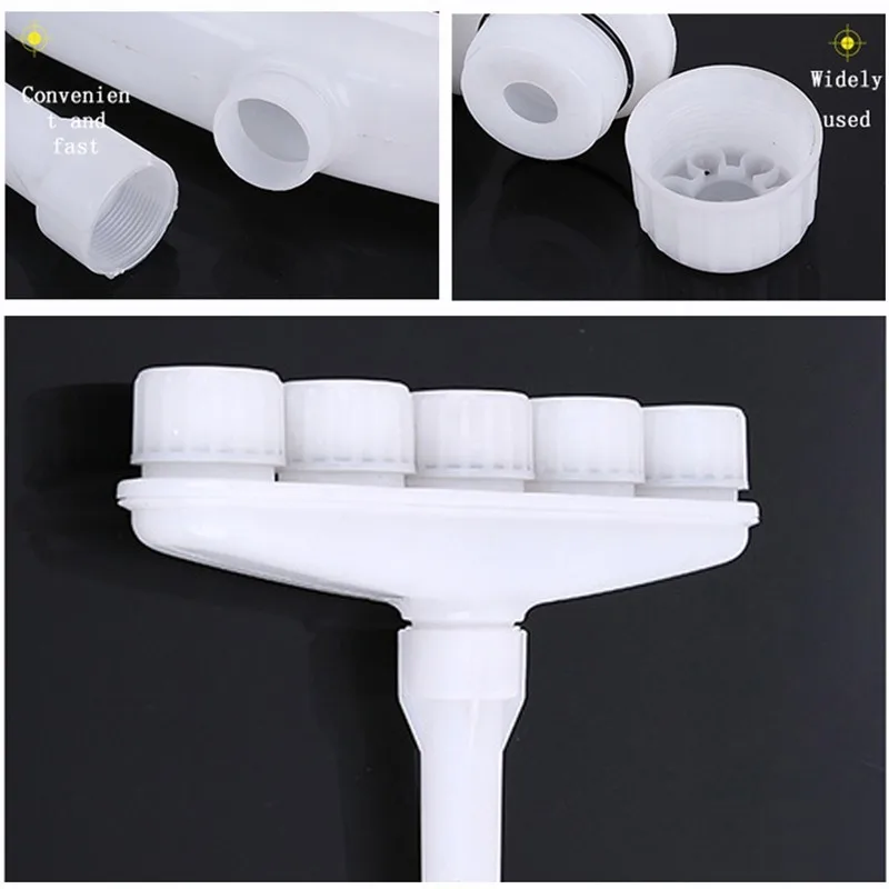 

5 Nozzle Garden Water Gun Hose Nozzle Mutifunctional Household Car Washing Yard Water Sprayer Pipe Tube Nozzle Sprinkle Tools