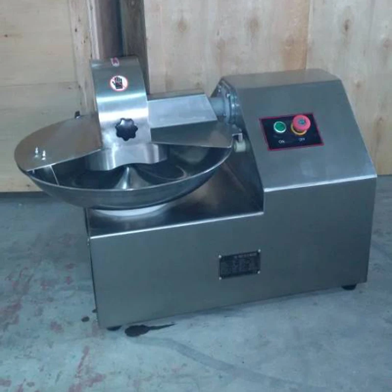 Commercial 8L Capacity Meat Sausage Cutting Bowl Machine Mixer 120kg/h Multifunction Cutter Grinder | Бытовая техника