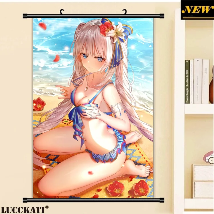 40X60 см Fate grand order Fate/go Fgo Сексуальная лоли калочка мультфильм аниме Искусство Настенная картина плакат прокрутка Ткань Холст Живопись - Цвет: N