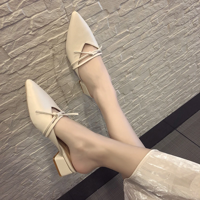 Женская повседневная обувь на квадратном каблуке Летние босоножки среднем в