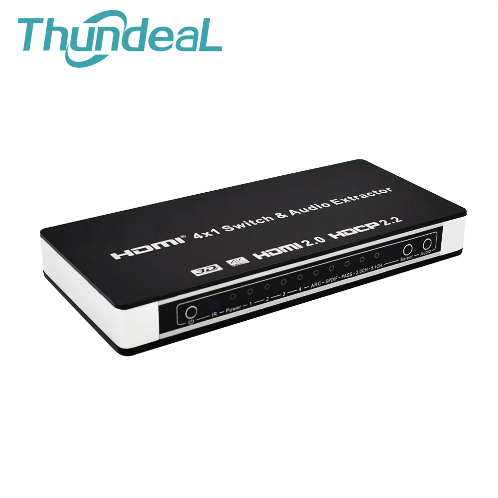 HDMI выключатель ThundeaL 4 к 1 60 Гц|hdmi switch audio extractor|hdmi switcherhdmi |