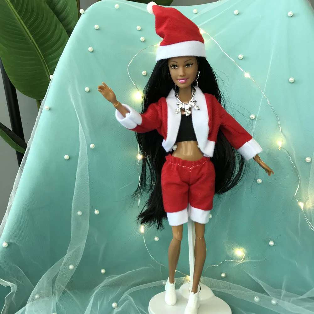 Детская Подвижная кукла Chamsgend черная африканская лучший подарок игрушка