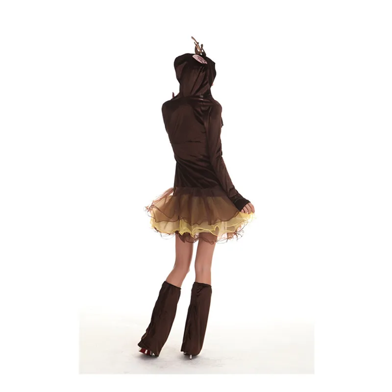 Новые взрослые женские костюмы оленей мечтательные снегурочки сексуальные