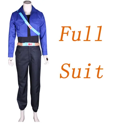 Горячая аниме Dragon Ball Zetto trunks Future Suit Dragon Ball Z косплей костюм Dragon Ball сапоги на заказ парик Хэллоуин наряд - Цвет: Suit Only