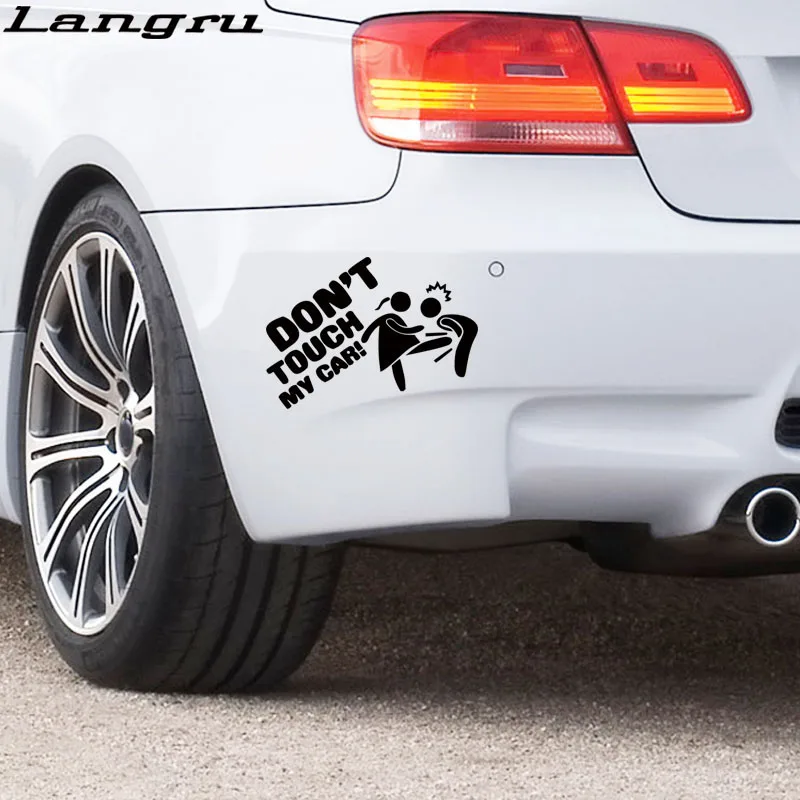 Langru автомобильный Стайлинг для Don't Touch My Car Lady Edition забавная персональная
