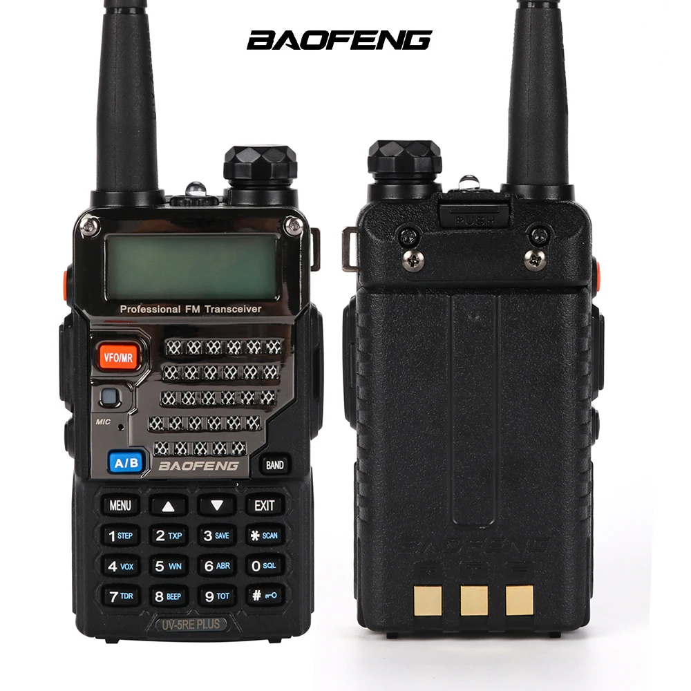 2 шт./лот UV 5RE Plus BAOFENG Dual Dand VHF/UHF CTCSS и CDCSS двухсторонняя рация 136 174 МГц 400 520 Гц (TX/RX)|walkie