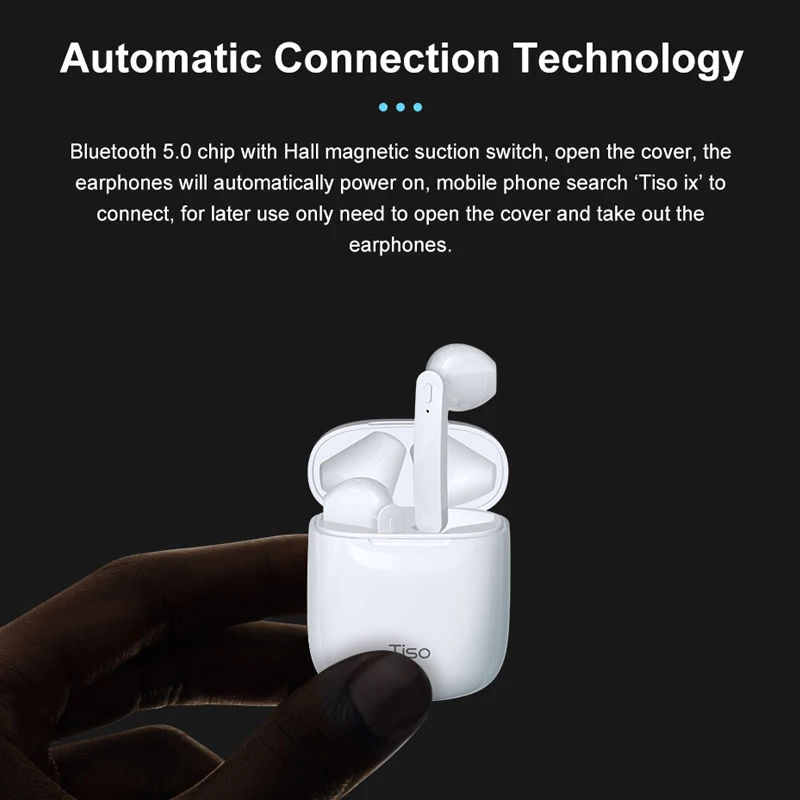 Наушники Tiso ix Bluetooth 5 0 настоящие беспроводные стерео наушники|Наушники и